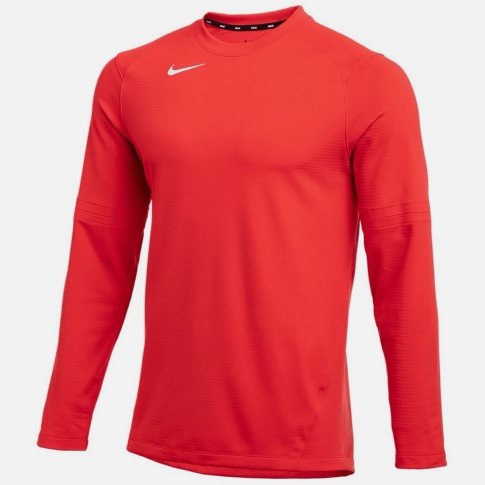 NWT Nike Dri-FIT Pre-Game Long Sleeve Softball Top Women's Medium Red